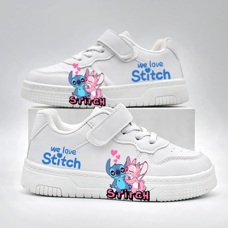ππ Stitch Kids Sneakers β Anti-Slip Cartoon Sport Shoes for Boys & Girls Casual School Outdoor Shoes FAIRY KIDS