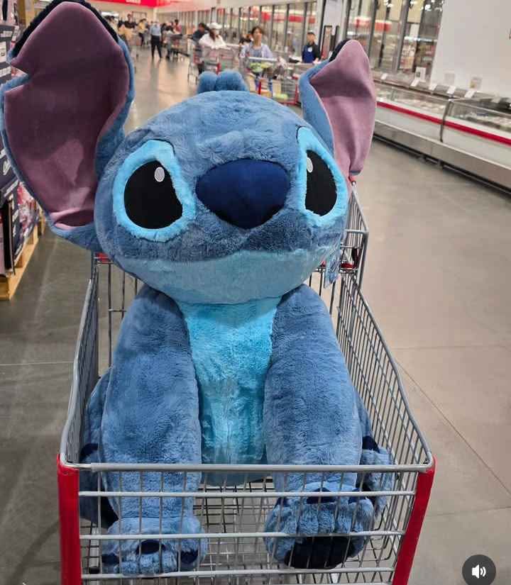 🧸💙 Giant Stitch Plush Toy – Large Soft Stuffed Animal Pillow for Kids & Fans