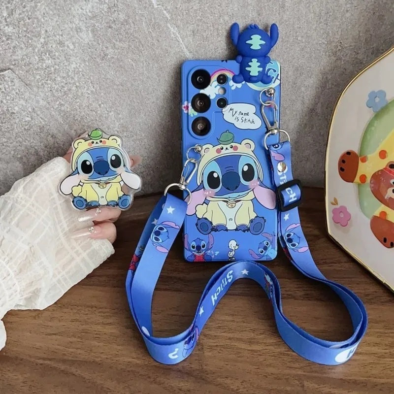 π±π Stitch Phone Case β Cute Cartoon Shockproof Protective Cover for iPhone & Samsung FAIRY KIDS