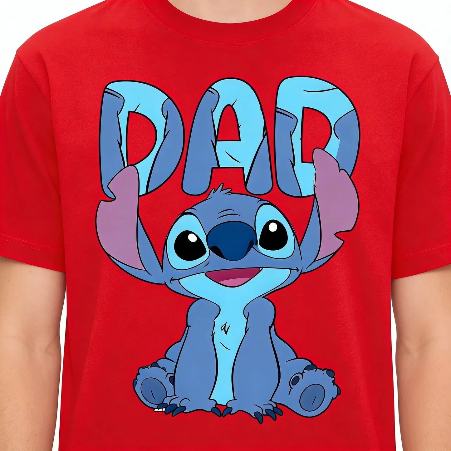 π¨βπ©βπ§π Stitch Family Matching T-Shirt β Mom Dad Kids Summer Casual Anime Style Parent-Child Outfit FAIRY KIDS