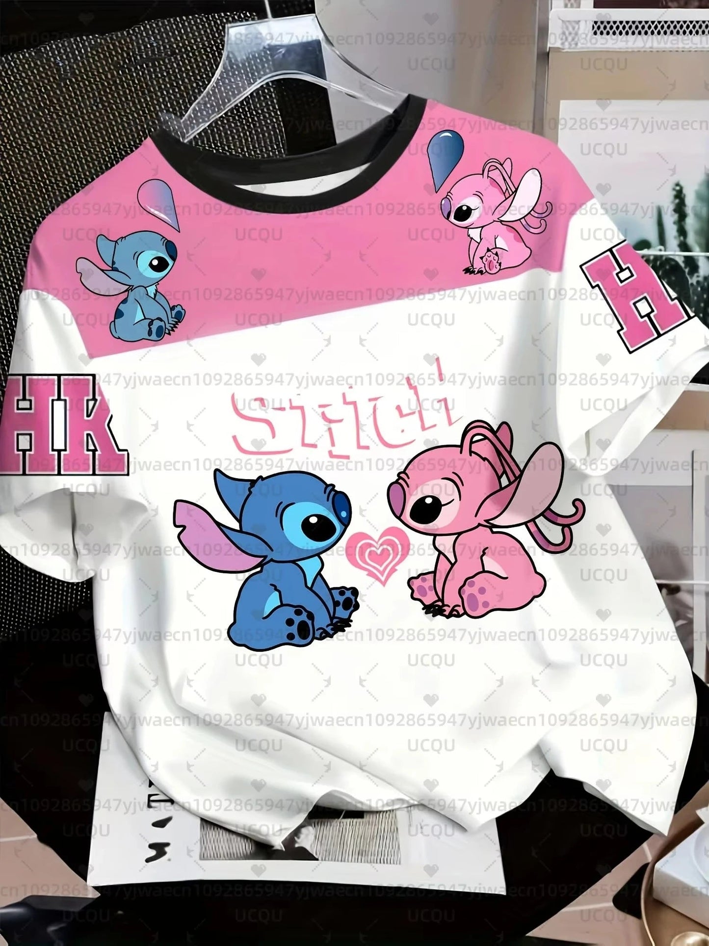 ππ 2026 Summer Stitch 3D Print T-Shirt β Unisex Breathable Quick-Dry Casual Couple Cartoon Tee FAIRY KIDS
