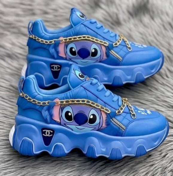 ππ Stitch 3-Piece Set β Shoes, Bag & Wallet Cute Matching Cartoon Collection FAIRY KIDS