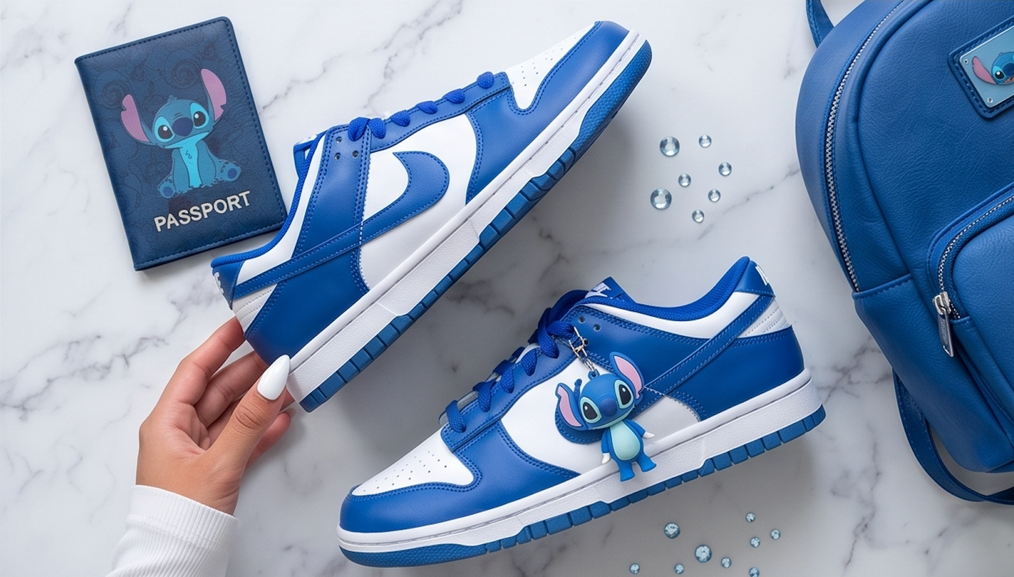 👟💙 Stitch Air Sneakers – Breathable Lightweight Cartoon Running Shoes Casual Wear