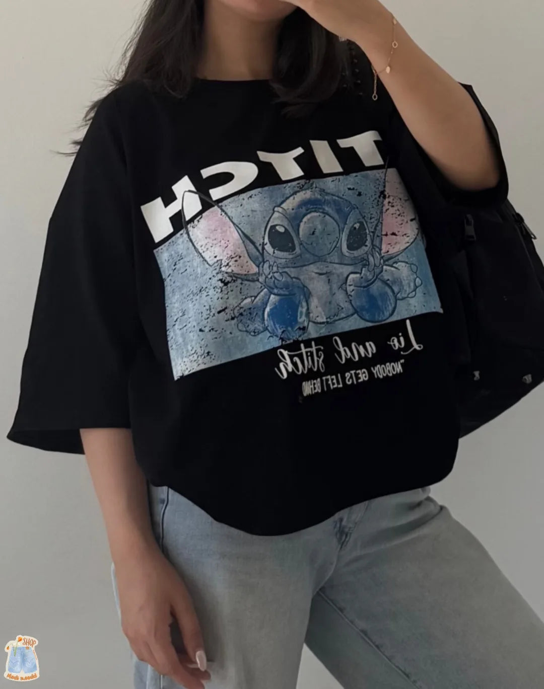 ๐๐ Disney Stitch T-Shirt โ Cute Cartoon Casual Graphic Tee for Men & Women