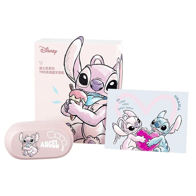 🎧💙 Lilo & Stitch Wireless Bluetooth Earbuds – HiFi Stereo Cartoon Headphones with Charging Case
