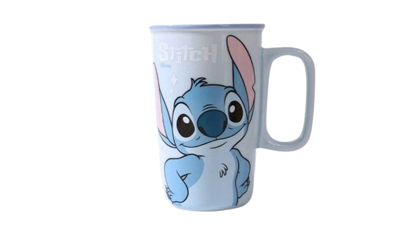 ☕💙 Disney Stitch 550ml Ceramic Mug – Large Coffee & Tea Cup for Home & Office