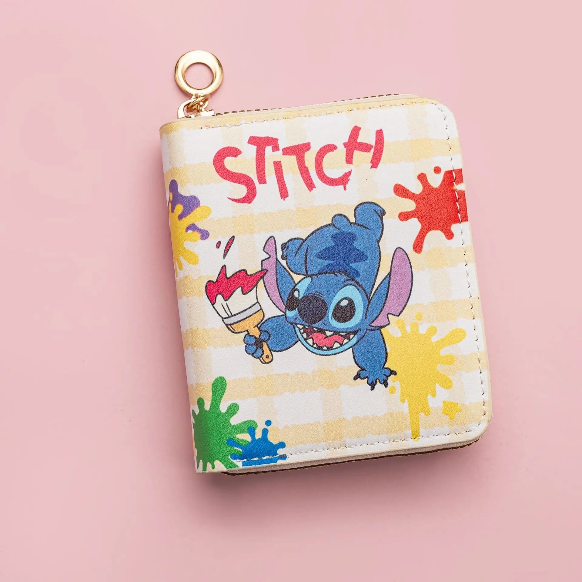 💙👛 Stitch Coin Wallet – Cute Cartoon Zipper Card Holder Mini Purse for Kids & Students FAIRY KIDS