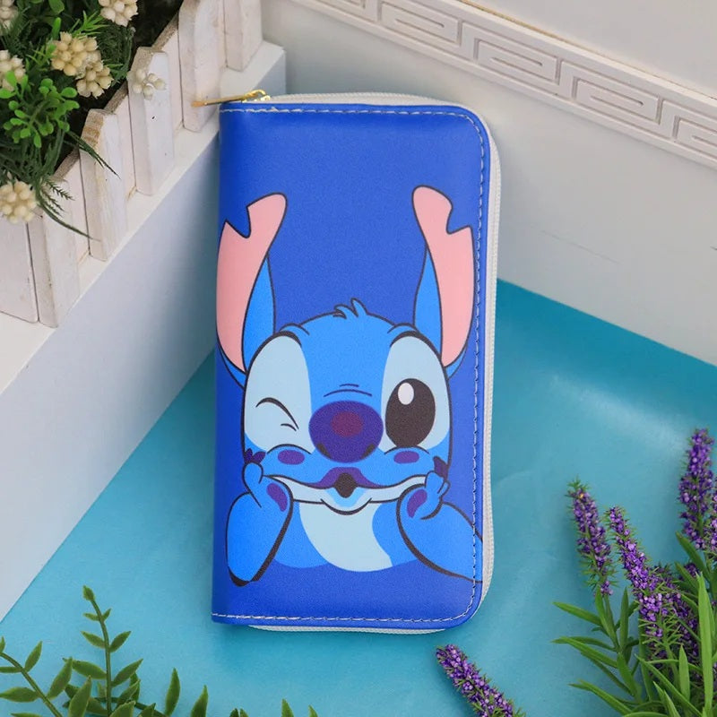 💙👛 Stitch Coin Wallet – Cute Cartoon Zipper Card Holder Mini Purse for Kids & Students (Copy) FAIRY KIDS