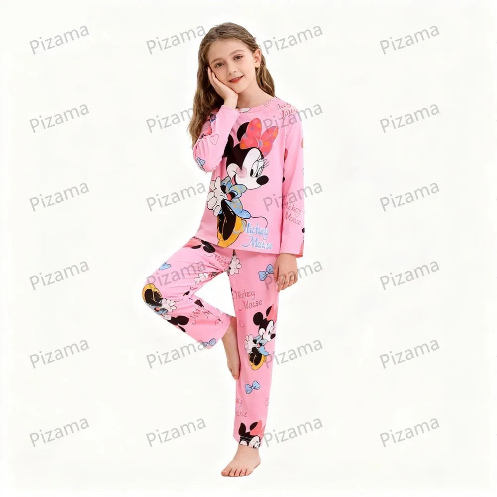 😴💙 Kids Stitch Long Sleeve Pajama Set – Soft Cozy Cartoon Sleepwear for Boys & Girls Loungewear FAIRY KIDS