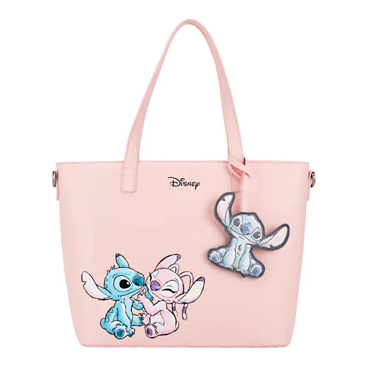 👜💗 Pink Stitch Purse – Cute Cartoon Mini Bag for ladies & Daily Use FAIRY KIDS