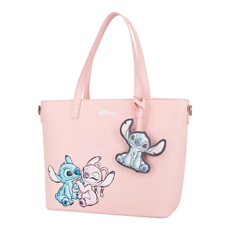 👜💗 Pink Stitch Purse – Cute Cartoon Mini Bag for ladies & Daily Use FAIRY KIDS