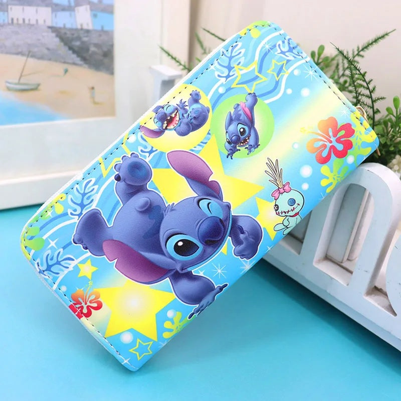 💙👛 Stitch Coin Wallet – Cute Cartoon Zipper Card Holder Mini Purse for Kids & Students (Copy) FAIRY KIDS