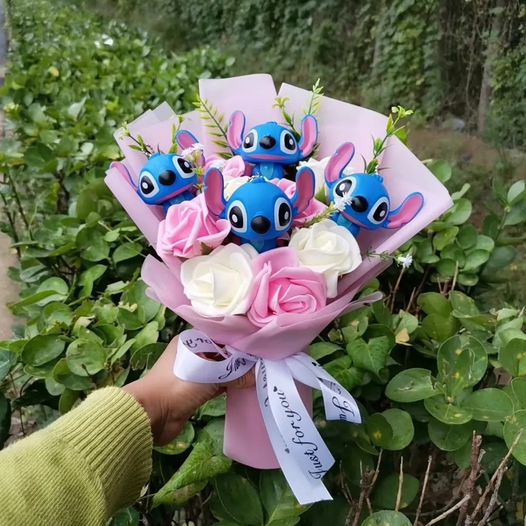 💐🧸 Adorable Stitch Plush Bouquet FAIRY KIDS
