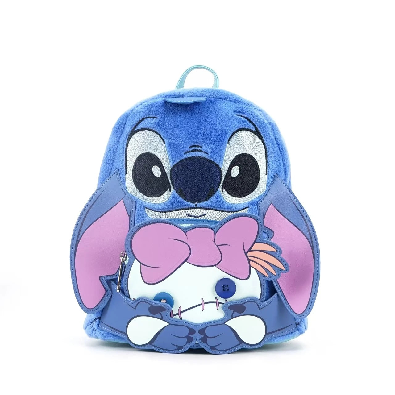 🎒📚 Lilo & Stitch Scrump Reading Mini Backpack – PU Leather Children Student Backpack | Stationery Christmas Gift FAIRY KIDS