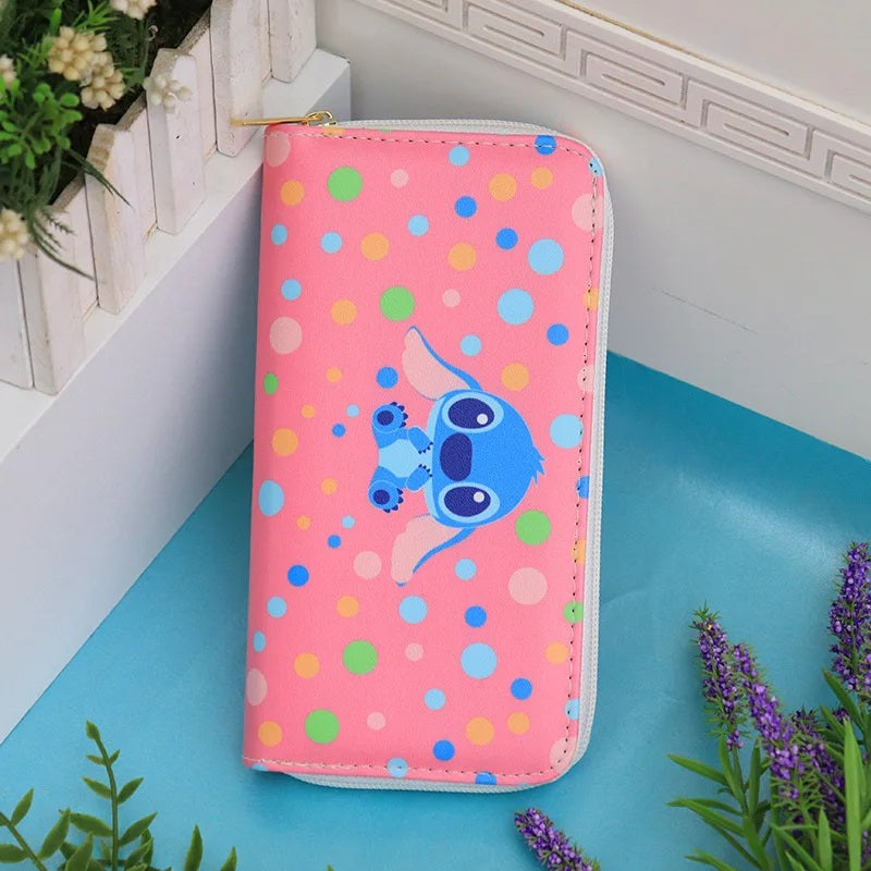 💙👛 Stitch Coin Wallet – Cute Cartoon Zipper Card Holder Mini Purse for Kids & Students (Copy) FAIRY KIDS