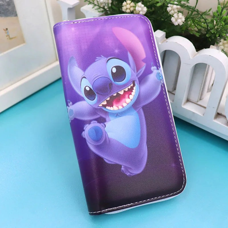 💙👛 Stitch Coin Wallet – Cute Cartoon Zipper Card Holder Mini Purse for Kids & Students (Copy) FAIRY KIDS
