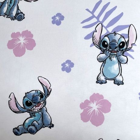 🛏️💙 Lilo & Stitch 100% Cotton Fitted Sheet – Soft Breathable Bed Sheet 90×200 cm with Deep Elastic Corners FAIRY KIDS