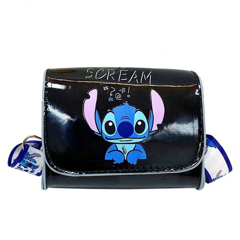 👜💙 Stitch Mini Crossbody Bag – Cute Cartoon Shoulder Bag Small Square Purse for Daily Use FAIRY KIDS