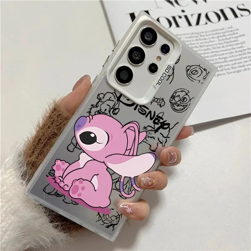 📱💙 Cute Stitch Angel Phone Case for Samsung Galaxy A Series – Soft Protective Cover FAIRY KIDS