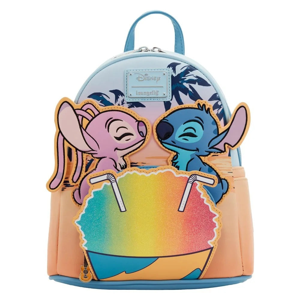 🎒📚 Lilo & Stitch Scrump Reading Mini Backpack – PU Leather Children Student Backpack | Stationery Christmas Gift FAIRY KIDS