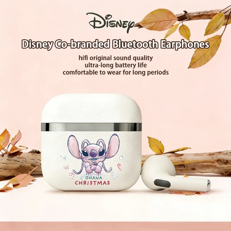 🎧💙 Disney Lilo & Stitch Wireless Earbuds – Bluetooth TWS Headphones Touch Control Gaming Sport Headset with Mic FAIRY KIDS