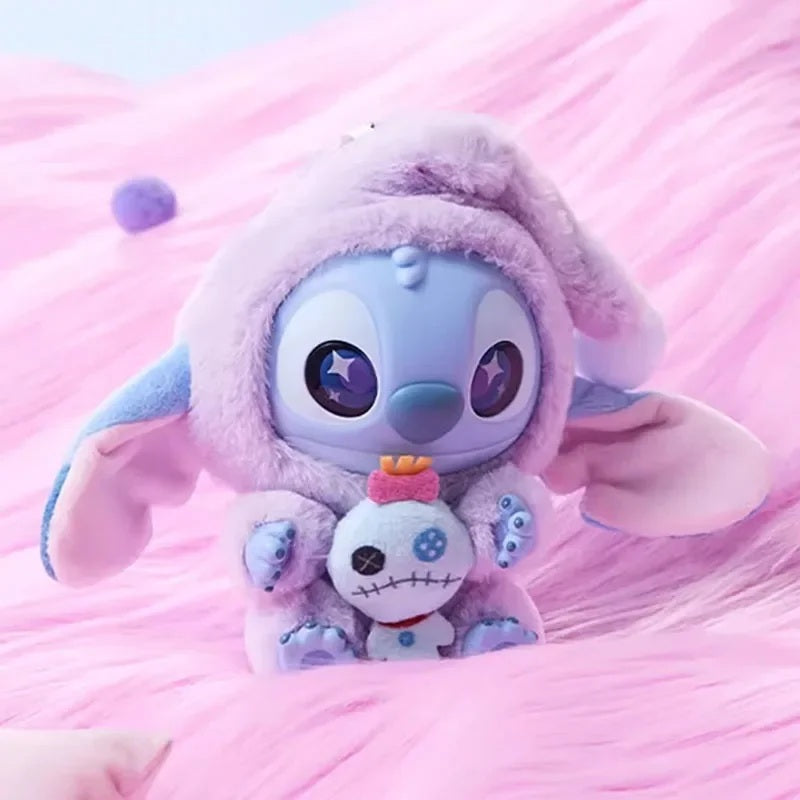 New Kawaii Stitch Blind Box – “Eat Something Before Sleep” Series | Fluffy Vinyl Pendant Surprise Gift 🎁 Fairy.kid