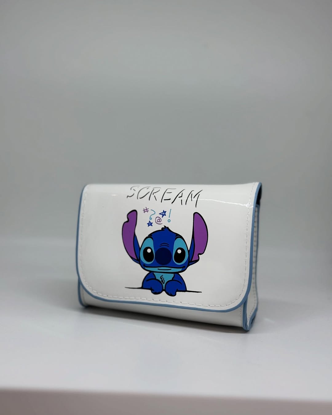 👜💙 Stitch Mini Crossbody Bag – Cute Cartoon Shoulder Bag Small Square Purse for Daily Use FAIRY KIDS