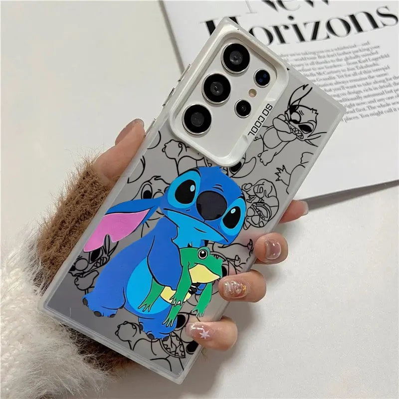 📱💙 Cute Stitch Angel Phone Case for Samsung Galaxy A Series – Soft Protective Cover FAIRY KIDS