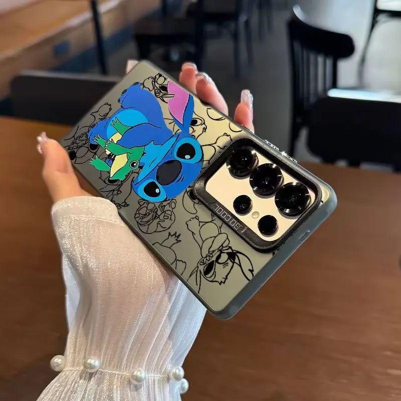 📱💙 Cute Stitch Angel Phone Case for Samsung Galaxy A Series – Soft Protective Cover FAIRY KIDS