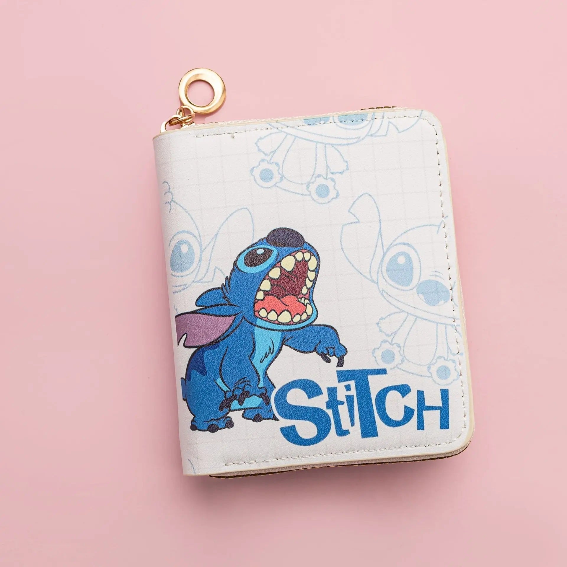 💙👛 Stitch Coin Wallet – Cute Cartoon Zipper Card Holder Mini Purse for Kids & Students FAIRY KIDS