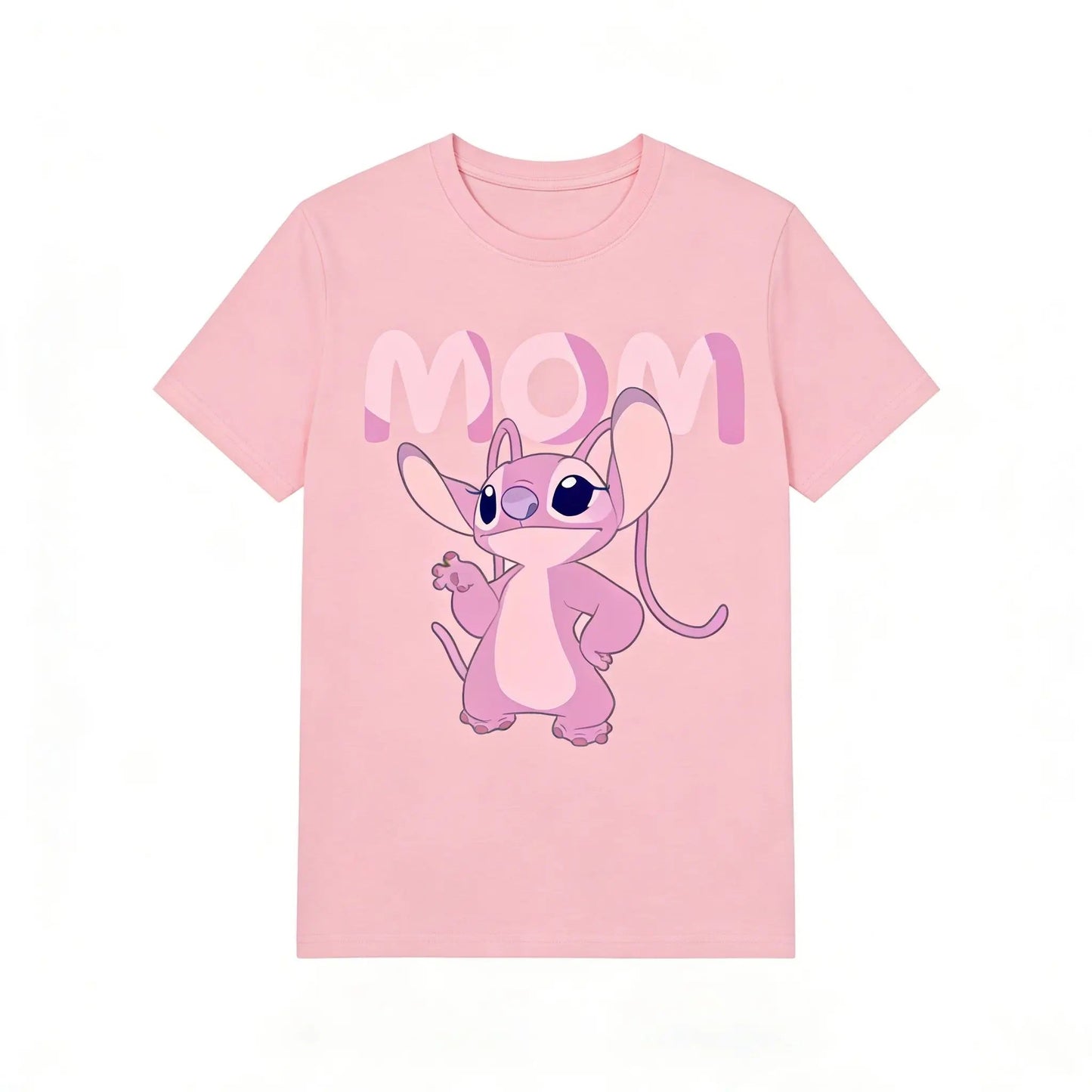 👨‍👩‍👧💙 Stitch Family Matching T-Shirt – Mom Dad Kids Summer Casual Anime Style Parent-Child Outfit FAIRY KIDS