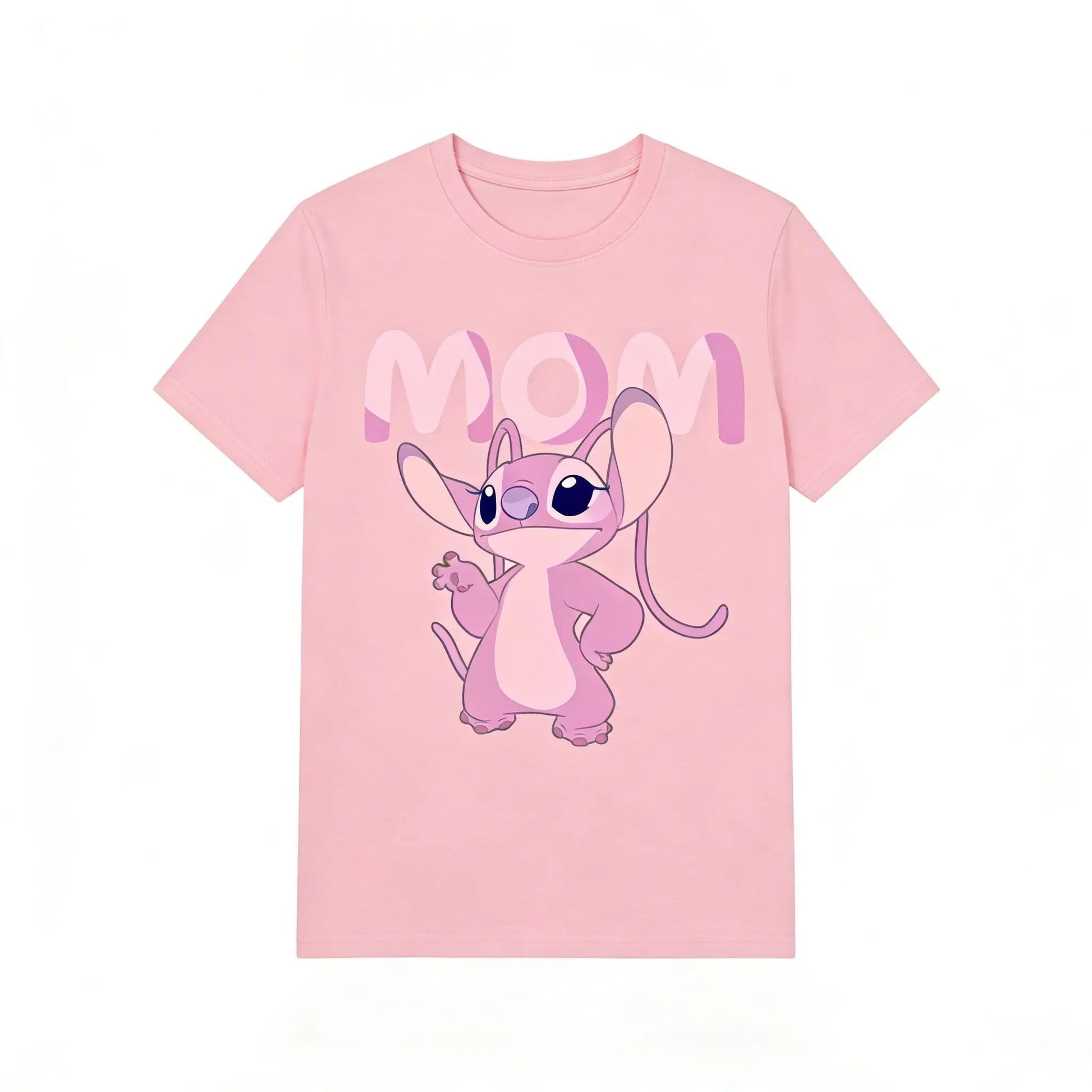 👨‍👩‍👧💙 Stitch Family Matching T-Shirt – Mom Dad Kids Summer Casual Anime Style Parent-Child Outfit FAIRY KIDS