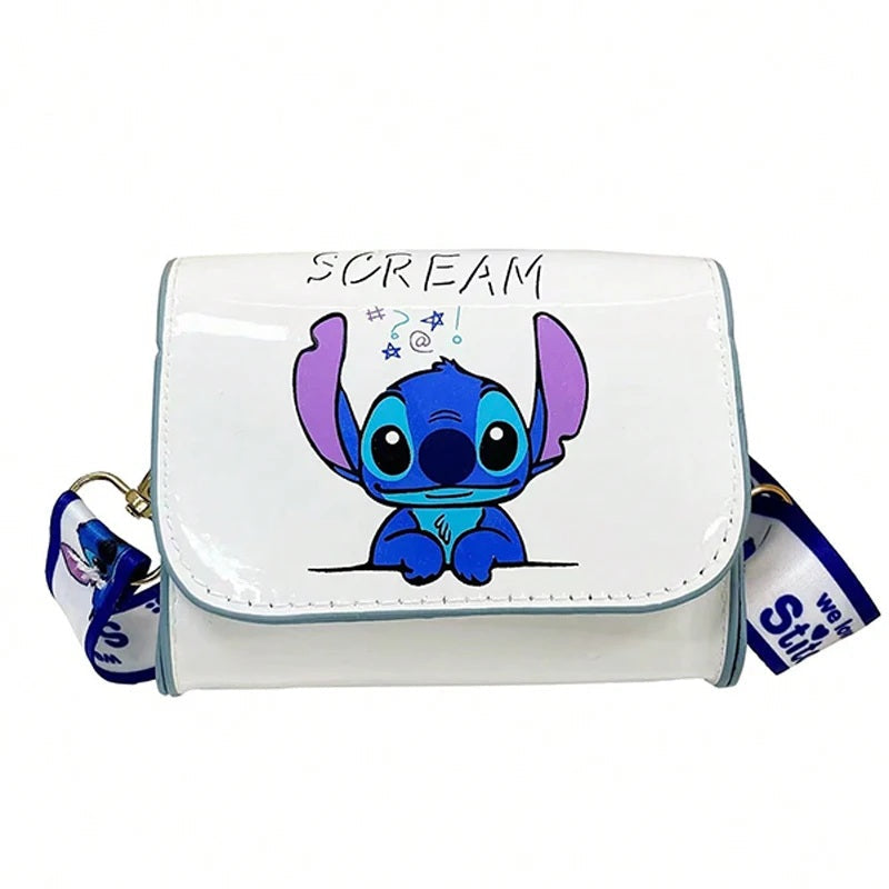 👜💙 Stitch Mini Crossbody Bag – Cute Cartoon Shoulder Bag Small Square Purse for Daily Use FAIRY KIDS