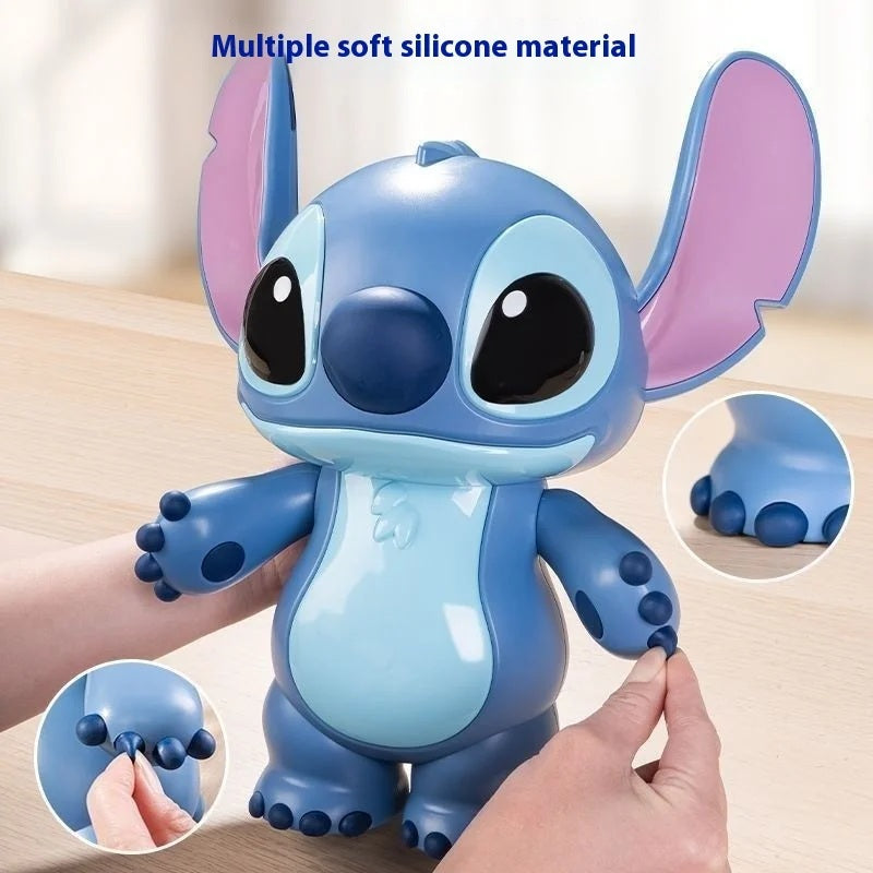 💙💰 Stitch Large Desktop Piggy Bank with Sound – Cute Electric Coin Bank Cartoon Figure Kids Saving Money Toy FAIRY KIDS