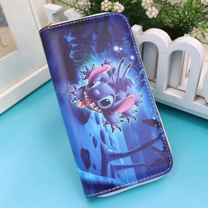 💙👛 Stitch Coin Wallet – Cute Cartoon Zipper Card Holder Mini Purse for Kids & Students (Copy) FAIRY KIDS