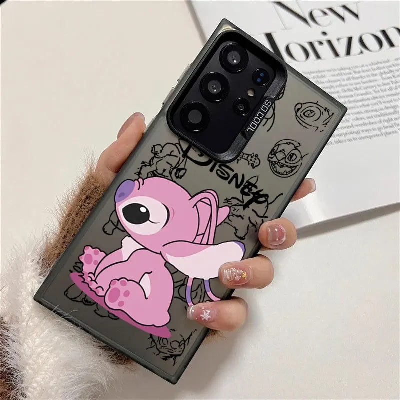 📱💙 Cute Stitch Angel Phone Case for Samsung Galaxy A Series – Soft Protective Cover FAIRY KIDS