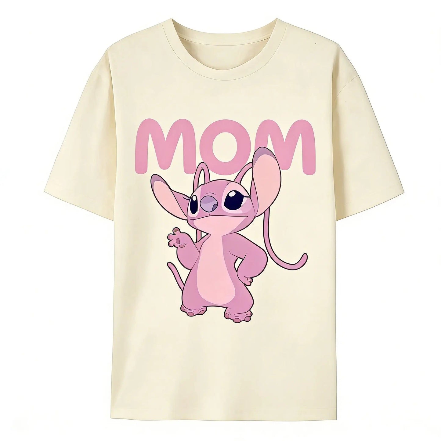 👨‍👩‍👧💙 Stitch Family Matching T-Shirt – Mom Dad Kids Summer Casual Anime Style Parent-Child Outfit FAIRY KIDS