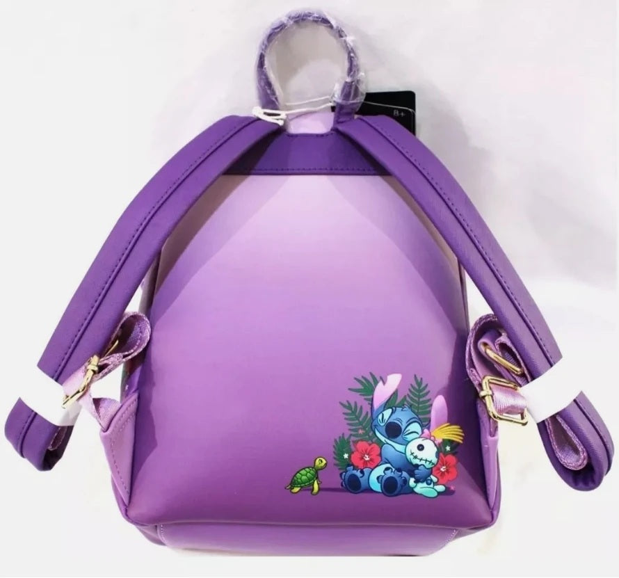 🎒📚 Lilo & Stitch Scrump Reading Mini Backpack – PU Leather Children Student Backpack | Stationery Christmas Gift FAIRY KIDS