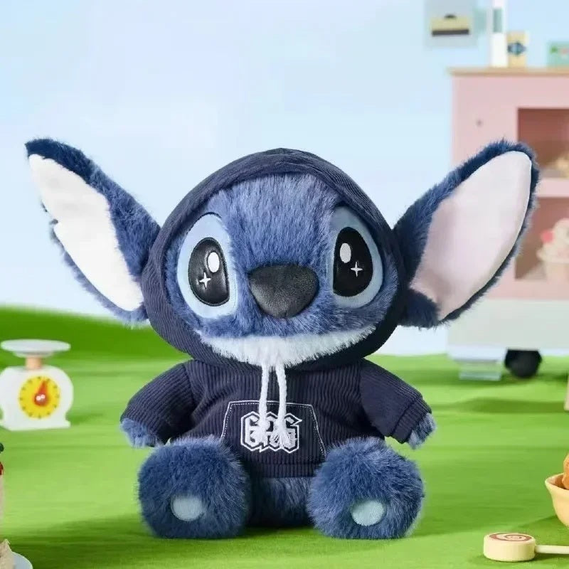 🧸💙 Disney Stitch Plush Doll with Overalls – Cute Anime Stuffed Toy Birthday Gift for Kids Room Decoration FAIRY KIDS