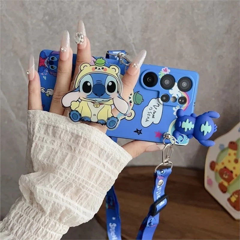 📱💙 Stitch Phone Case – Cute Cartoon Shockproof Protective Cover for iPhone & Samsung FAIRY KIDS