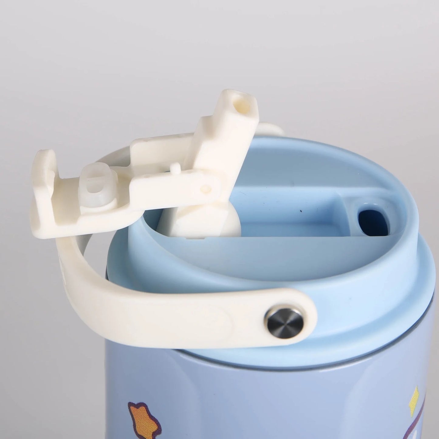 🥤30oz Stainless Steel Car Handle Cup – Stitch  Cartoon Tumbler Gift