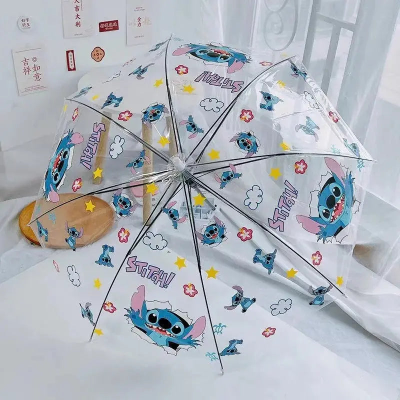 ☔ Stitch Cartoon Kawaii Folding Umbrella  | Cute Holiday Gift for Kids & Adults Fairy.kid