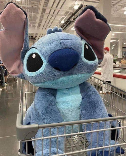 🧸💙 Giant Stitch Plush Toy – Large Soft Stuffed Animal Pillow for Kids & Fans