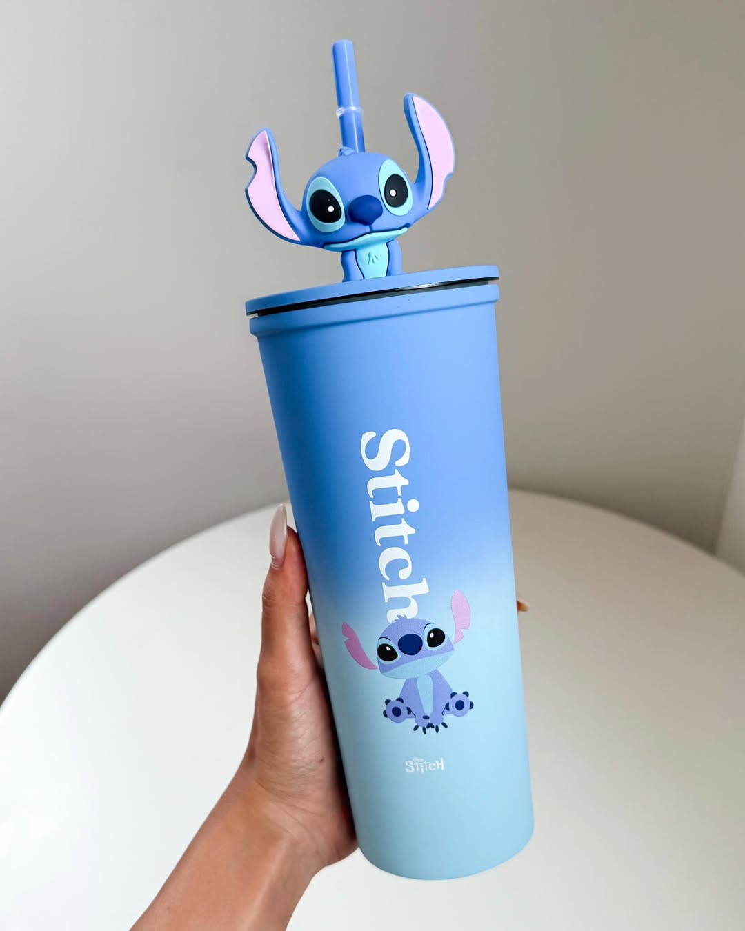 💙 Stitch & Angel Tumbler – 20oz Stainless Steel Cup |  Blue & Pink Gift for Fans Ma boutique