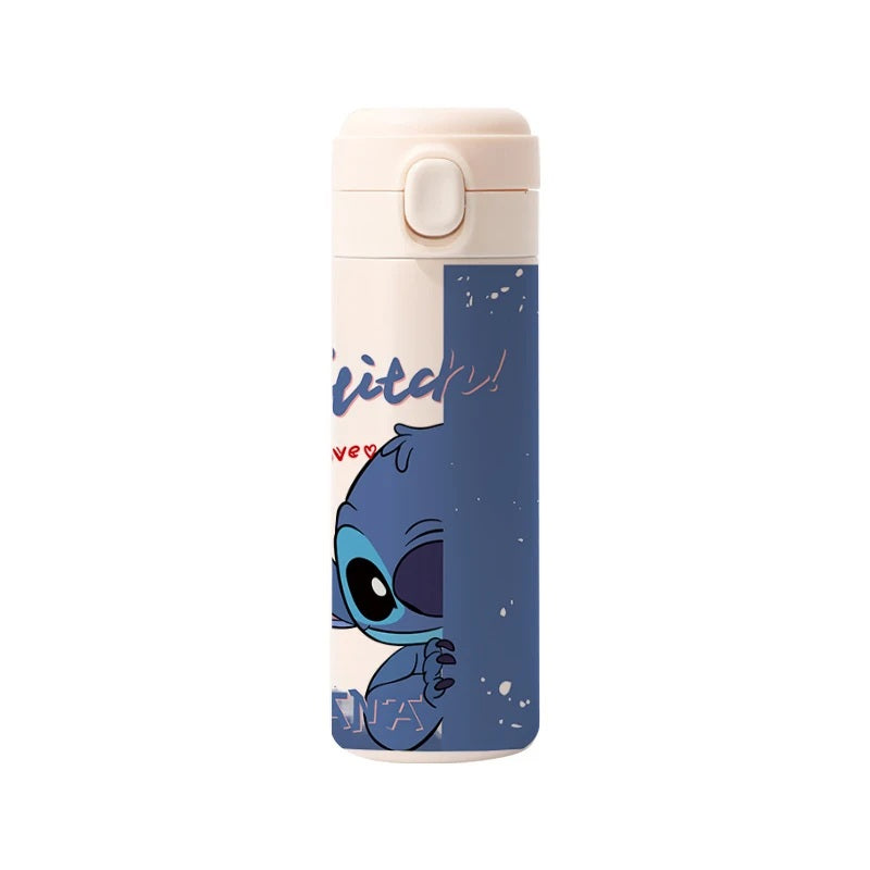 💙400ML Disney Stitch Thermos Cup | Large-Capacity Stainless Steel Bottle | Cute Portable Gift for Her