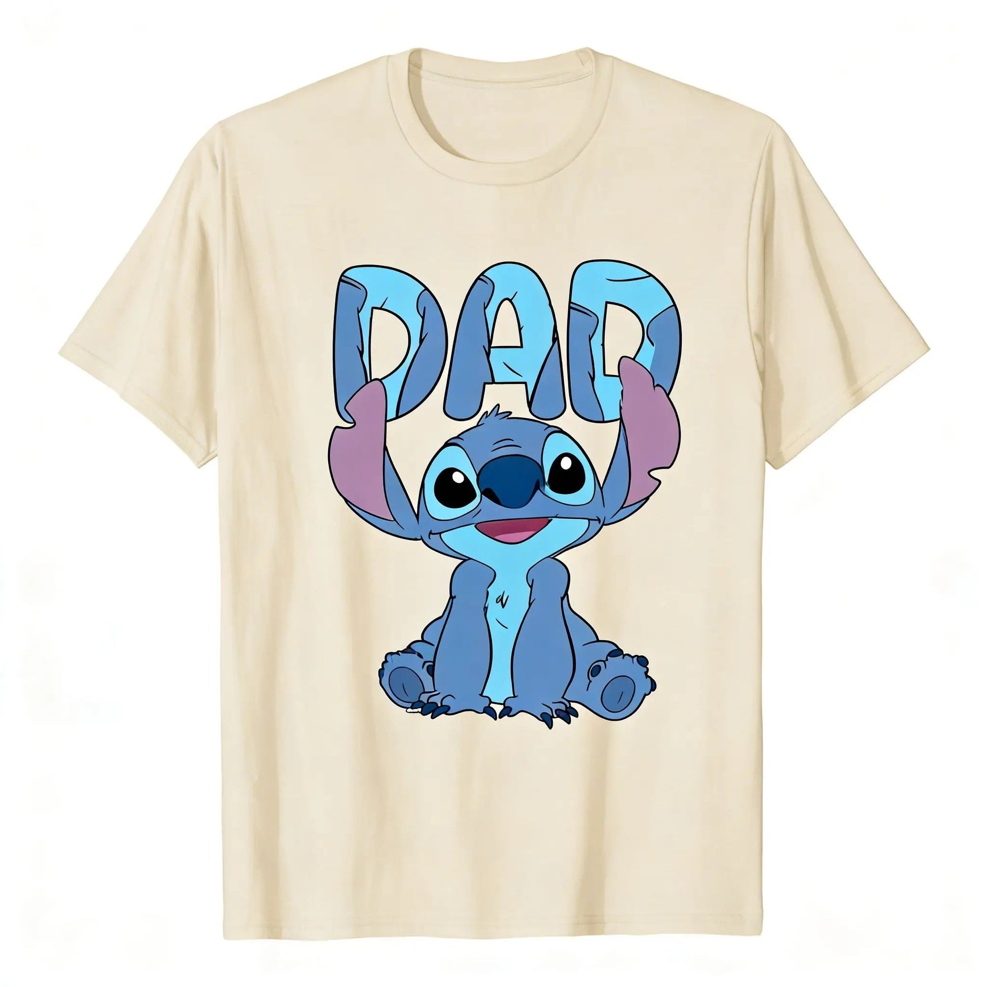 👨‍👩‍👧💙 Stitch Family Matching T-Shirt – Mom Dad Kids Summer Casual Anime Style Parent-Child Outfit FAIRY KIDS