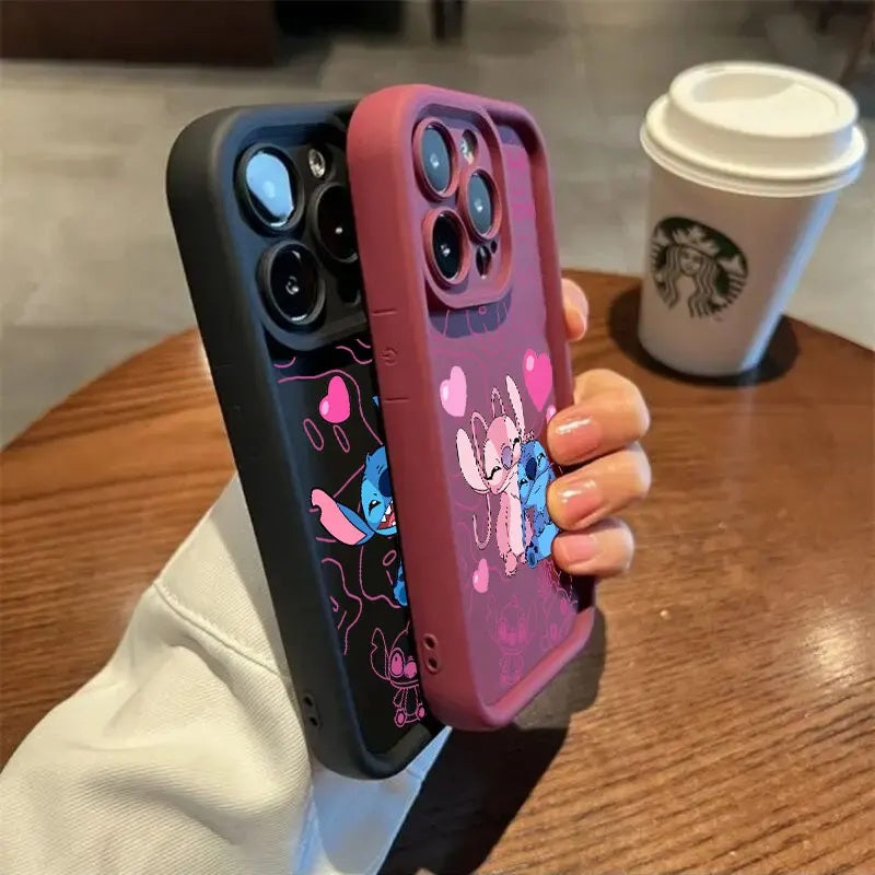 📱💙 Stitch Silicone Phone Case for Samsung Galaxy – Soft Shockproof Cartoon Protective Cover FAIRY KIDS