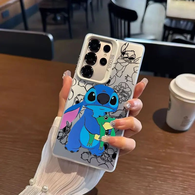 📱💙 Cute Stitch Angel Phone Case for Samsung Galaxy A Series – Soft Protective Cover FAIRY KIDS