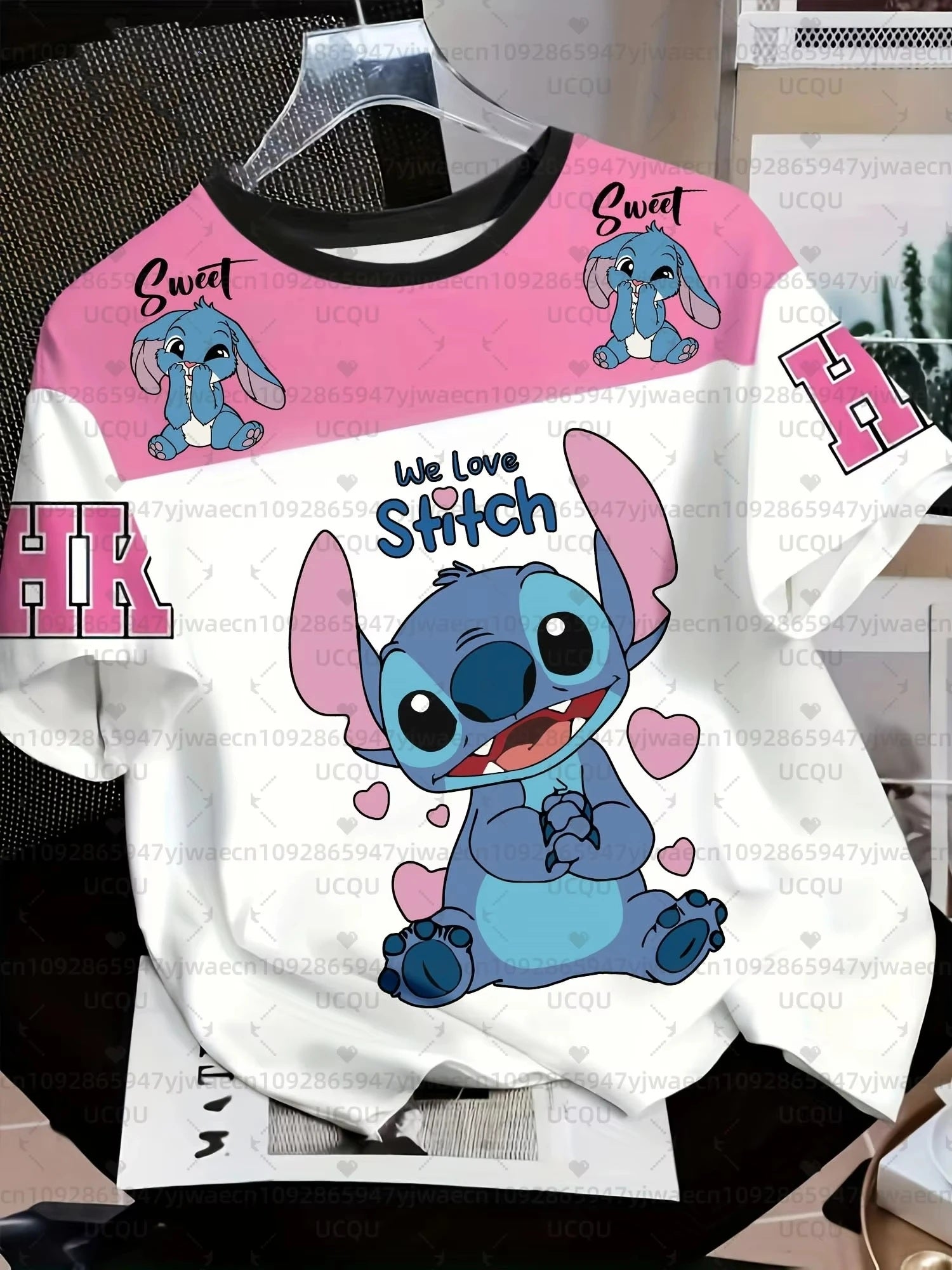👕💙 2026 Summer Stitch 3D Print T-Shirt – Unisex Breathable Quick-Dry Casual Couple Cartoon Tee FAIRY KIDS