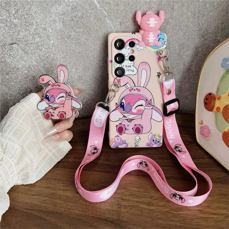 📱💙 Stitch Phone Case – Cute Cartoon Shockproof Protective Cover for iPhone & Samsung FAIRY KIDS